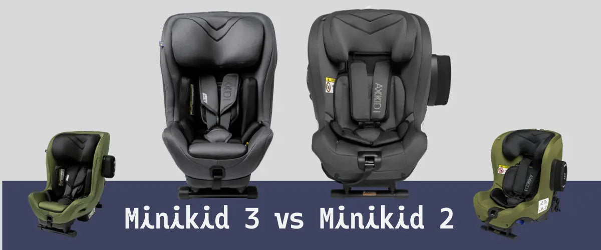 Vad är skillnaderna mellan Minikid 3 och Minikid 2?