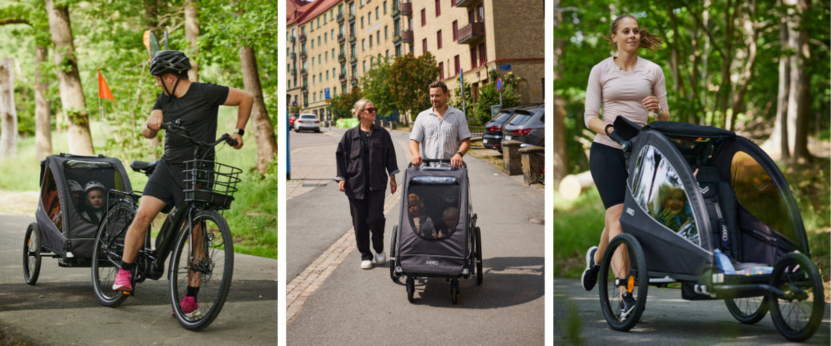 Axkid Grand Tour Multivagn – 4 olika lägen
